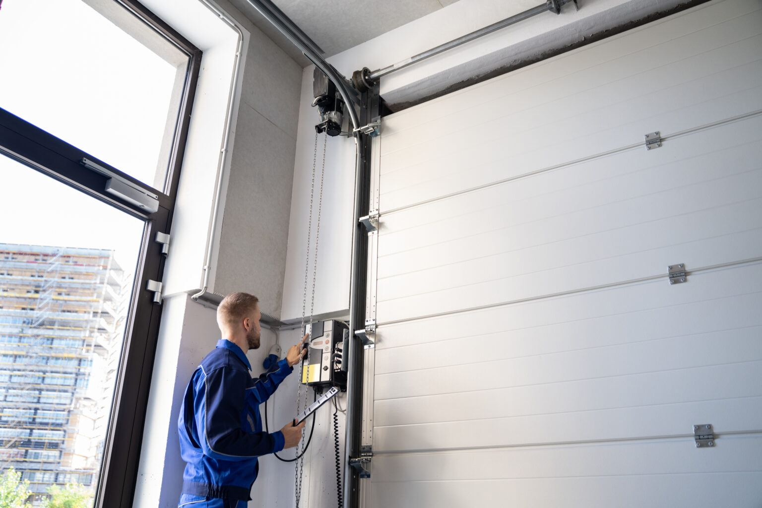 Garage door repairing
